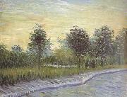 Vincent Van Gogh Lane in Voyer d'Argenson Park at Asnieres (nn04) painting